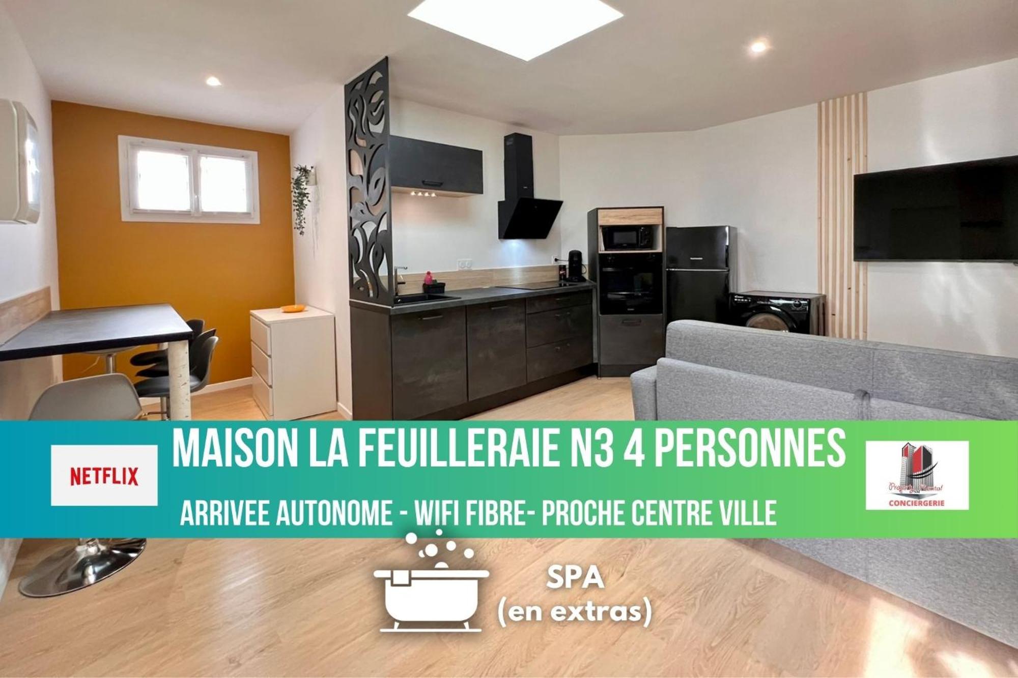 Maison La Feuilleraie N3-Standingmaison-Wifi-Proche Centre Ville-Property Rental Nm Fontenay-le-Comte Extérieur photo
